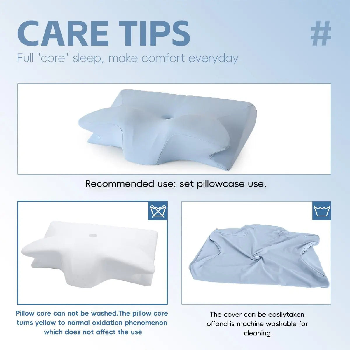 Ergonomic Memory Foam Neck Pillow for Comfort and Support - Ideal for Home and Travel