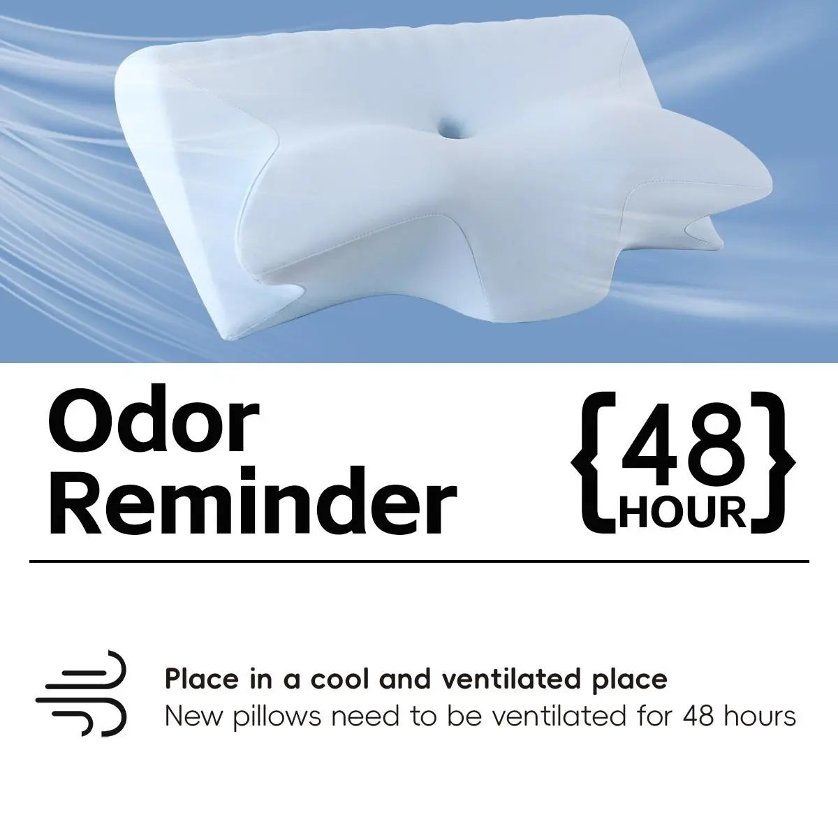 Ergonomic Memory Foam Neck Pillow for Comfort and Support - Ideal for Home and Travel